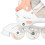 2-in-1 White/Pink Inline & Ice Skates, Size S (29-33) 6