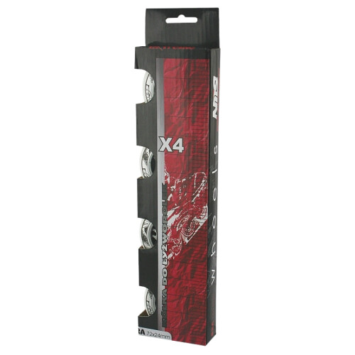 Skateboardwielen 72x24mm 82A Wit (set van 4) 2