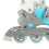 Inline/Ice Skates, 4-in-1, Blue, Size M (35-38) 8