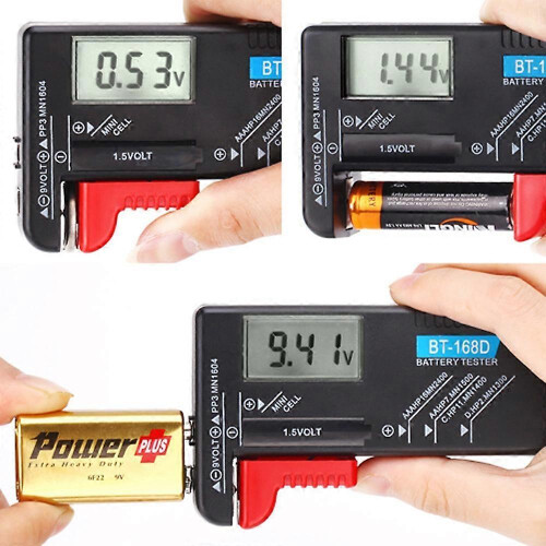 BT-168 PRO Digital Lithium Battery Capacity Tester Checkered load analyzer Display Check AAA AA Button Cell Universal test 2