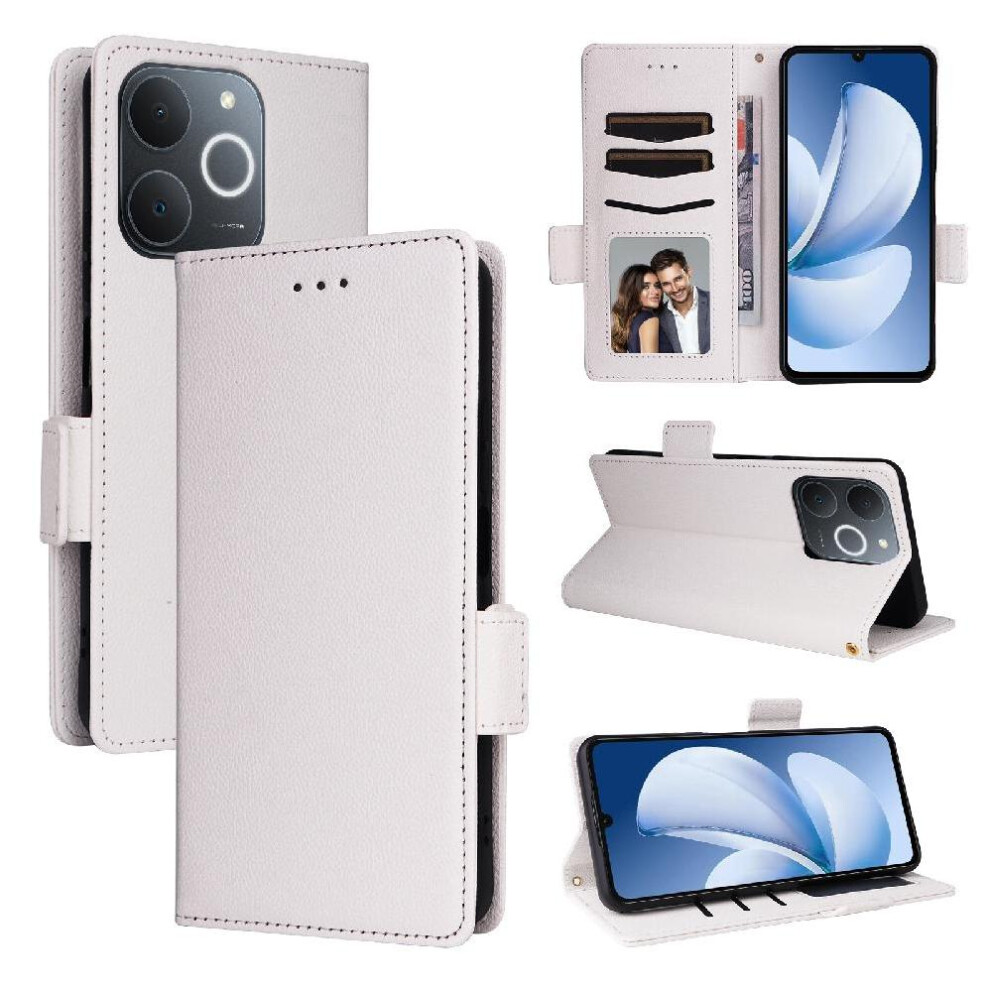 Flip Case For Realme Narzo 80 Lite 4G Pu Leather Magnetic Card Slots Holder Side Buckle Wallet 764563337705