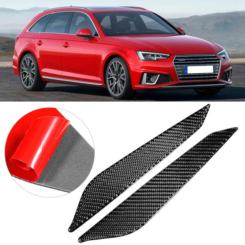 2Pcs Carbon Fiber Center Console Side Panel A4 B9 8741393761605