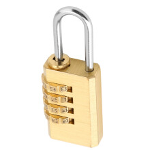 Luggage Digital Lock 4 Digit Resettable Code Copper Lock for Travel Security