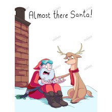 (Pack of all 5!) Climbing Christmas Cards