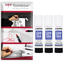 Tombow Mono Glue Stick 10g Pack of 3
