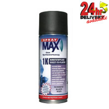 SPRAYMAX 680046 1K DTP PLASTIC TOPCOAT AEROSOL 400ML - MATT BLACK
