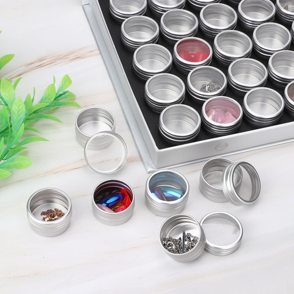 Nail Art Organizer with 35 Grids for Rhinestones and Manicure Supplies Storage