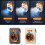 Draagbare airconditionerventilator Mini contactadvertenties-Wit 5