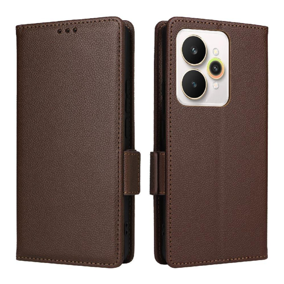 Flip Case For Realme 15 5G Pu Leather Side Buckle Wallet Card Slots Holder Magnetic 764563338047