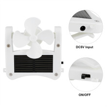 Mini Solar Fan Hat Clip 5V 8x7.6x3.5cm Color:AsPic