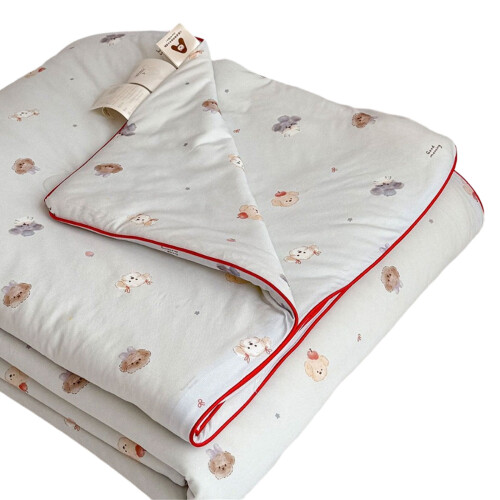 Soft And Breathable Summer Blanket Soybean Knitted Cotton-D