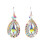 Double Sided Earrings Decoration With Stylish-raindrop 1