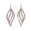 Handmade Belly Dance Earrings Featuring Stylish Rhinestones-J 1