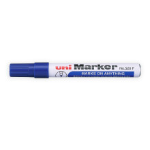 uni-ball Marker 520 F Permanent Marker Pen Bullet Blue
