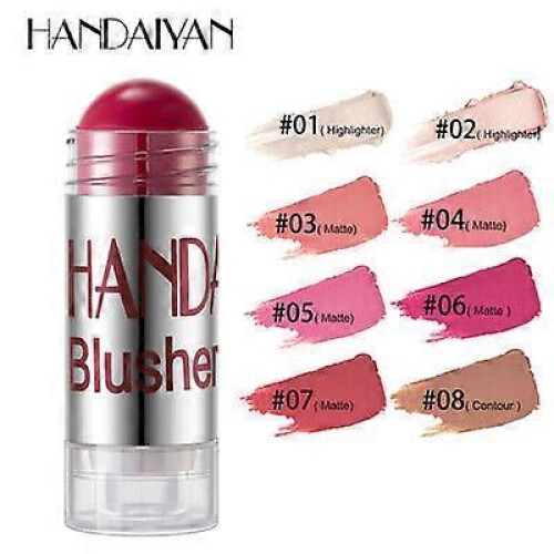 (07#) HANDAIYAN Cheek Blush Shimmer Stick Face Makeup Cream 1