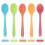 (A3, Maca Powder) Colorful Silicone Spoon Heat Resistant Non-stick Rice Spoons Kitchenware Tableware Learning Spoon Cooking Kitchen Tool Tableware 4