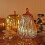 (16.5*14cm) Twinkle LED Light Pumpkins, Timer Lighted Sparkling Starry Night Glass Pumpkins 3