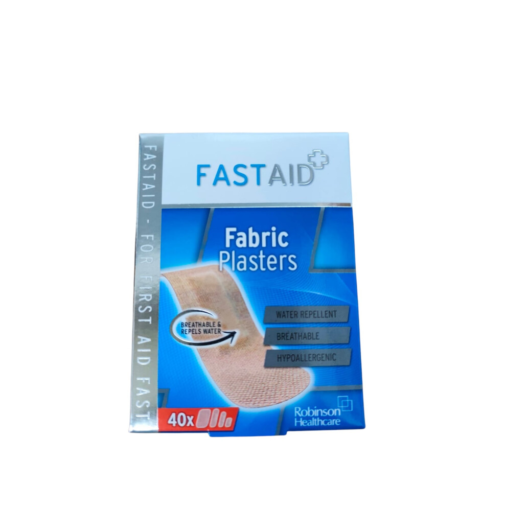 Fast Aid Fabric Plaster - 40 Assorted Plasters