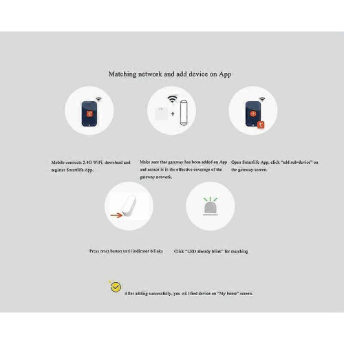 1PC Zigbee Smart Vibration Sensor Detection Alarm Home Security System Control 2
