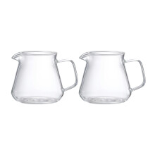 2PCS Glass Coffee Tea Server Pot Hand Pour Coffee Server-300ml