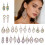 2Pcs Elegant Belly Dancing Earrings With-return home 5