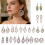 Double Sided Earrings Decoration With Stylish-raindrop 6