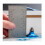 Square Edge Ruler,3'' Pocket Rule,Durable Stainless Slide Precision Rule 2