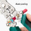 Heavy-duty elektricientang, multifunctioneel gereedschap voor 7