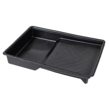 10 inches Plastic Black Paint Tray Pad Rollers Section Reusable Heavy Duty