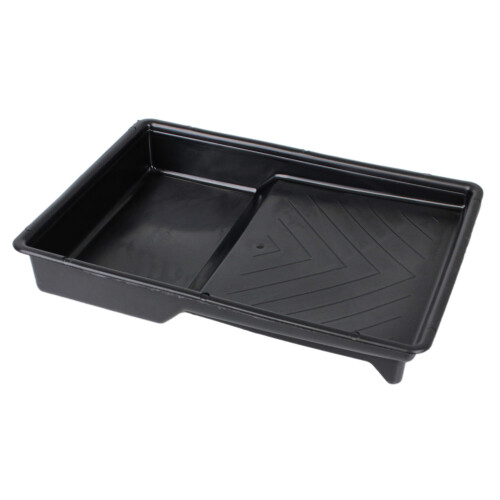 10 inches Plastic Black Paint Tray Pad Rollers Section Reusable Heavy Duty