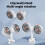Compact Space Saving Desk Fan With 2 Adjustable Heads Bedroom 7