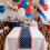 Strong Fabric Table Runner With Patriotic Theme For Multiple 4