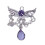 Crystals Wing Charm Sturdy Alloy Materials for Handmade Craft-A 1
