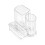 Clear Acrylic Makeup Case Removable Compartments Travel Cosmetic 1