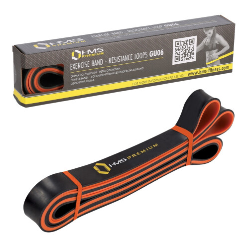 Exercise Band, Black-Orange, Resistance Training 2
