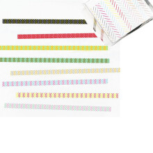 8Rolls Dot Striped Decorative Tape 3mmX5m For Journal-staggered
