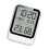Horloge de compteur d'humidité et de température avec-Blanc 1