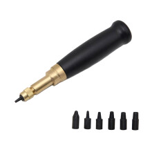 Multipurpose Elliptical Hole Punch Ergonomic Hold Alloy Tool for