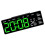 Alarm Clock for Bedroom Digital Clock-Black shell green li 1
