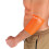 Orange Exercise Resistance Band - Rubber, Floss Style 2