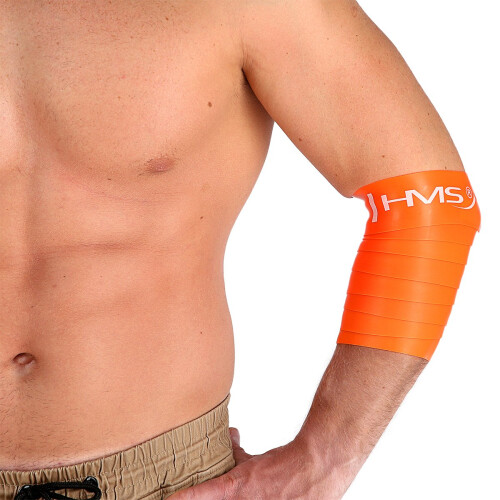 Orange Exercise Resistance Band - Rubber, Floss Style 2