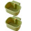 Space Saving Plastic Sink Edge Basket for Dishwashing-Green 1