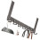 Heavy Duty Over Door Hook Corrosion Resistant-Grey 7 hooks 1