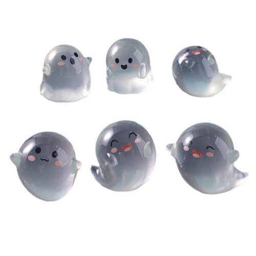 Fluorescent Ghosty Statue Small Size Size Resin Sculptures