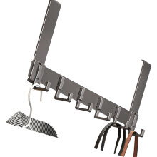 Space Saving Over The Door Hook Heavy Duty-Gray 6 hooks