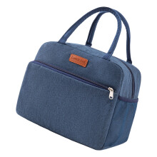 Sturdy Leak proof Lunch Box Organizers Easy cleaning-Navy