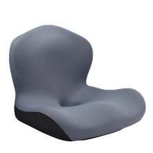 Memory Foam Car Seat Cushion Backrest Ergonomic- Dark Gray