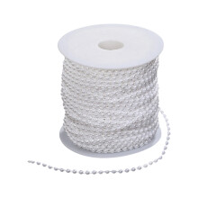Chaîne de perles d'imitation de 25M, pour la-4mm demi-cercle pur
