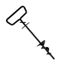 Trapezoidal Thread Dog Leash Post Heavy Duty Ground Peg-Style A