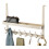 Space Saving Door Back Hooks Heavy Duty Rustproof-White 8 hooks 1